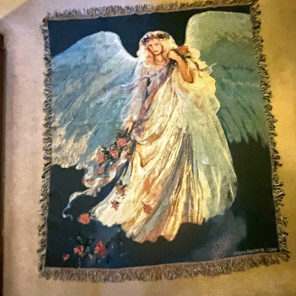 Angel tapestry/ throw